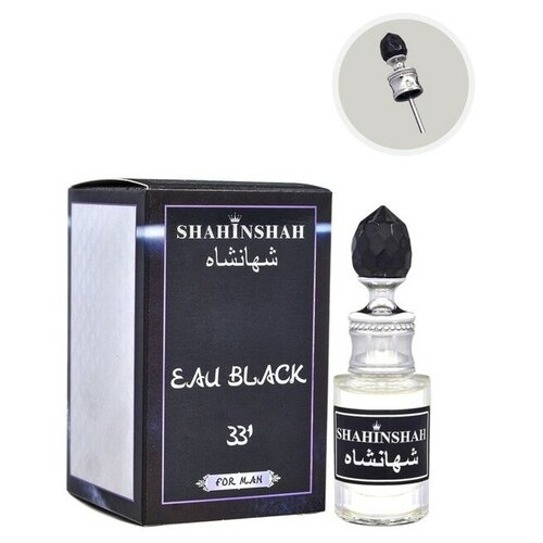 Арома-масло для тела мужское серия “Shahinshah” Eau Black, 10 мл./В упаковке шт: 1