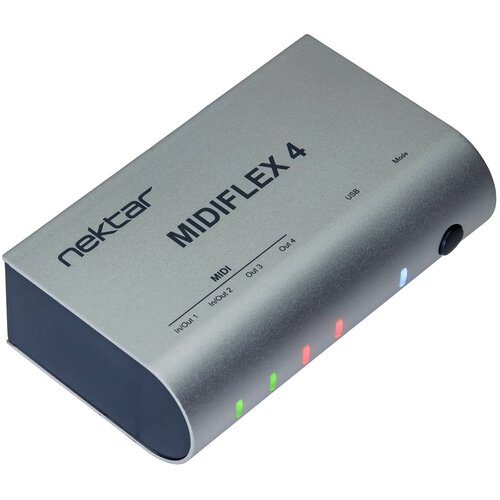 USB MIDI интерфейc NEKTAR MIDIFLEX4 mackie onyx artist компактный usb аудио интерфейс 2 входа 2 выхода