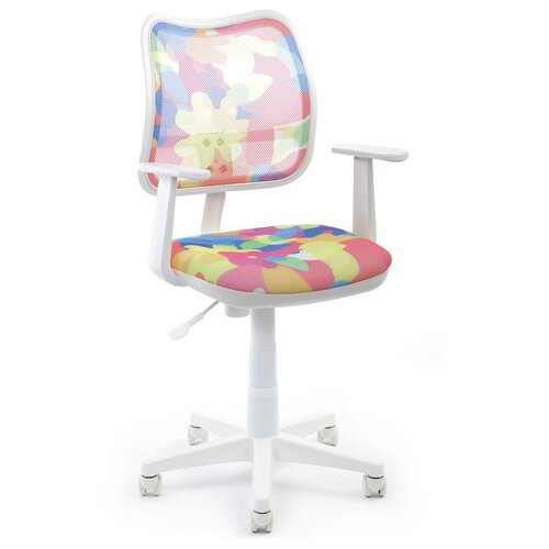фото Детское компьютерное кресло бюрократ бюрократ ch-w797, обивка: текстиль, цвет: ткань abstract
