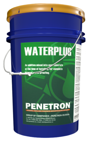 Гидропломба Penetron Waterplug 25кг для Ликвидации Напорных Течей, Сухая Смесь / Пенетрон Ватерплаг*