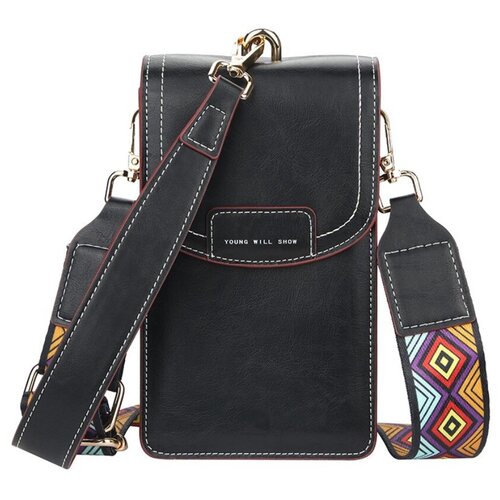 фото Сумка клатч , фактура матовая, черный ма цзэсинь