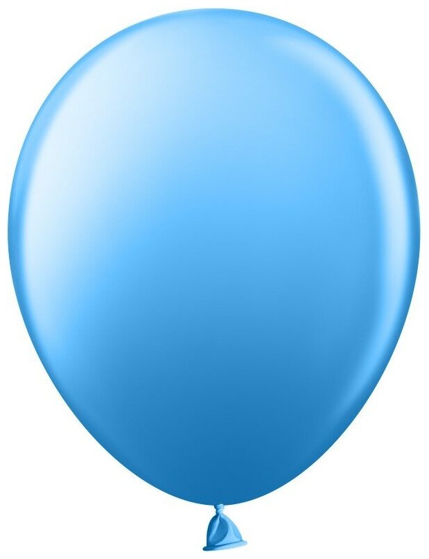 Шар (10'/25 см) Синий, пастель, 100 шт.