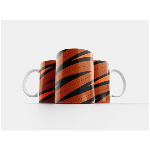 фото Кружка "задний план, апельсин, зигзаг" 320 мл lotsprints