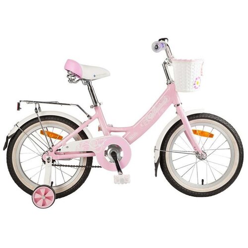 Велосипед детский Novatrack Girlish Line, цвет: розовый, 16