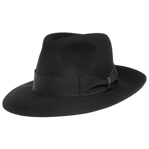 Шляпа федора BORSALINO 390298 ALESSANDRIA, размер 58