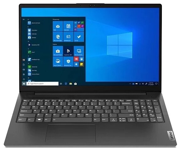 ноутбук Lenovo V15 G2ITL 1920x1080, Intel Core i3 1115G4 3 ГГц, RAM 8 ГБ, SSD 256 ГБ, Intel UHD Graphics, Windows 10 Pro, RU, 82KB0003RU, черный