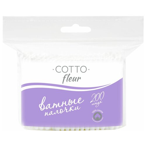 Ватные палочки Cotto Fleur 200 шт пакет