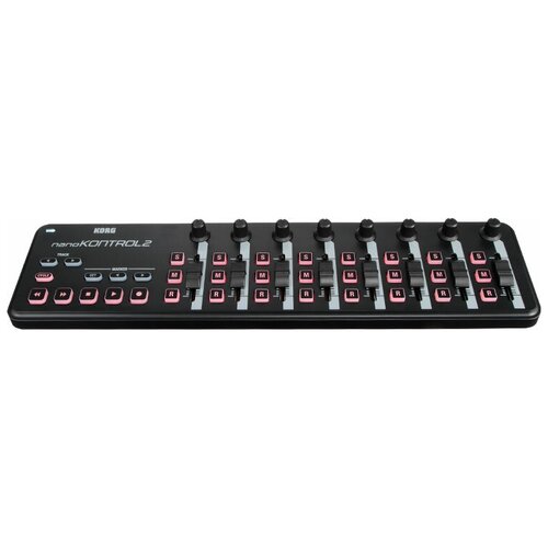 Korg Nanokontrol2 BK портативный USB-MIDI-контроллер, цвет чёрный