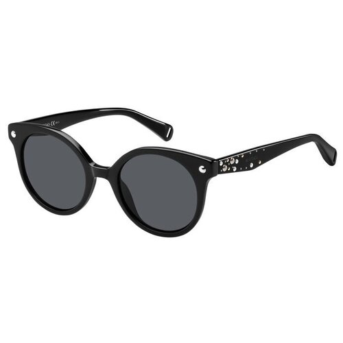 фото Солнцезащитные очки max & co., круглые, для женщин, черный