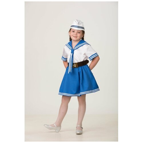 Костюм Морячка для девочки (15981) 134 см костюм морячка взрослый juguetoon store