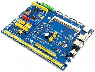 Отладочная плата IO Board Plus для контроллеров Raspberry Pi Compute Module, Одноплатный компьютер, RASPBERRY PI электротовар