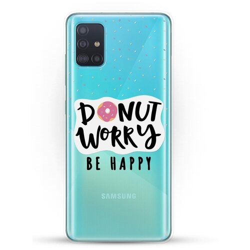 фото Силиконовый чехол donut worry на samsung galaxy a51 andy & paul