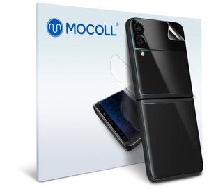 Фото Пленка защитная MOCOLL для задней панели Samsung Galaxy Z Flip 3 Прозрачная глянцевая