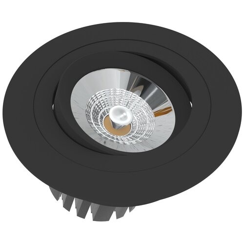 Встраиваемый светильник G-Lumi круглый черный поворотный под лампу MR16 GU10