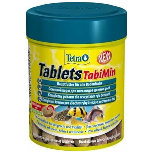 Корм для всех видов донных рыб Tetra Tablets TabiMin 120 таб.36 г, таблетки (2 шт) сом 250гр тонущий корм для крупных сомов и донных рыб