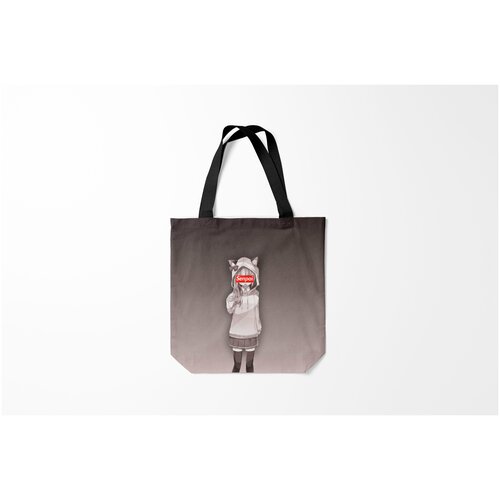 фото Сумка-шоппер / 40х40 см / аниме / senpai burnettie