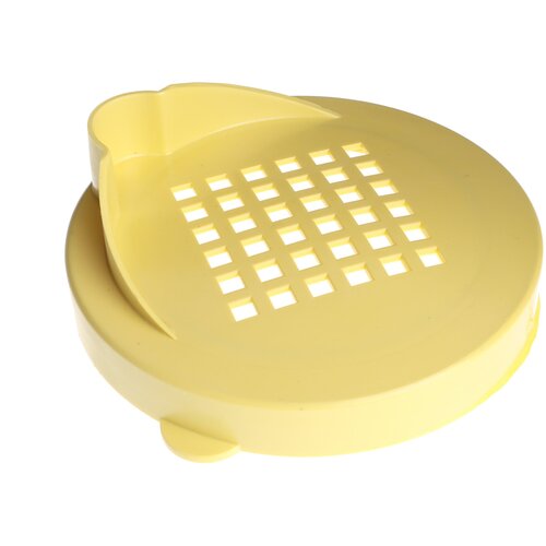Крышка для слива, Ø 82 мм, жёлтая