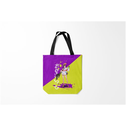 фото Сумка-шоппер / 40х40 см / аниме / приоритет чудо яйца burnettie