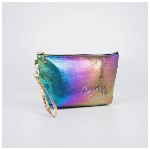 фото Косметичка-сумка, отдел на молнии, с ручкой, цвет разноцветный, «secret» mikimarket