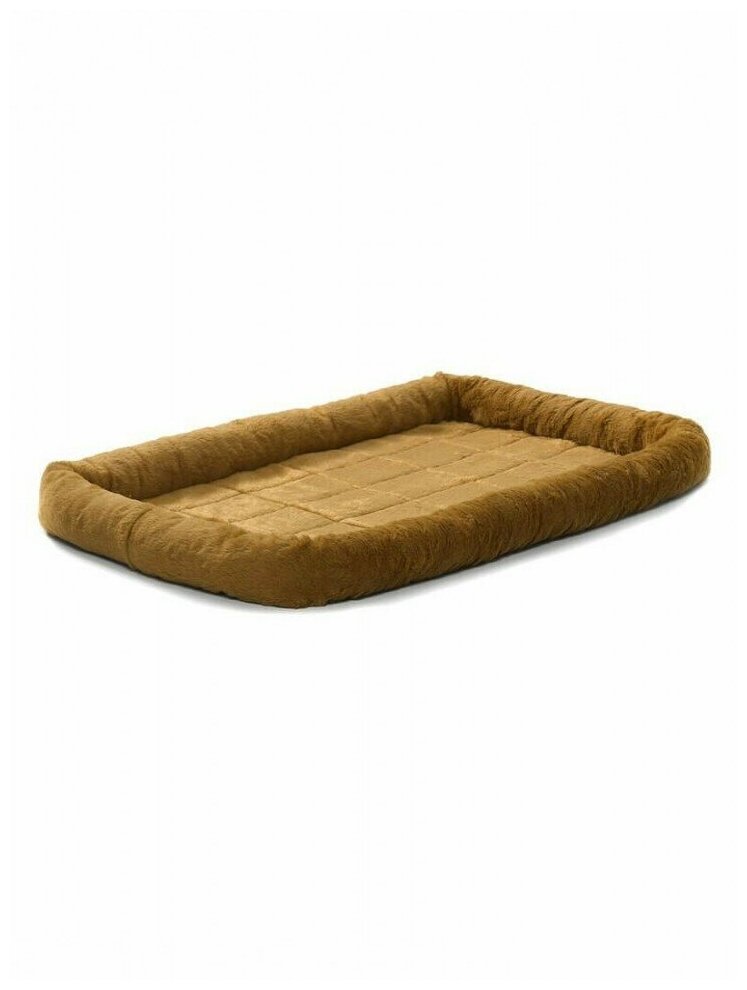 MidWest лежанка Pet Bed меховая 61х46 см коричневая - фотография № 9