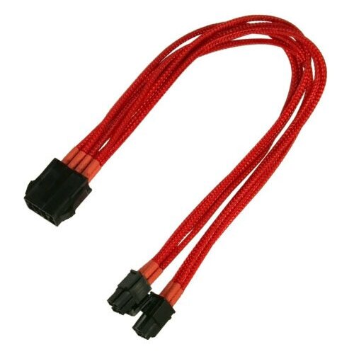 Аксессуар Удлинитель Nanoxia 8-pin EPS 30cm Red NX8PV3ER аксессуар удлинитель nanoxia 8 pin eps 30cm blue nx8pv3eb