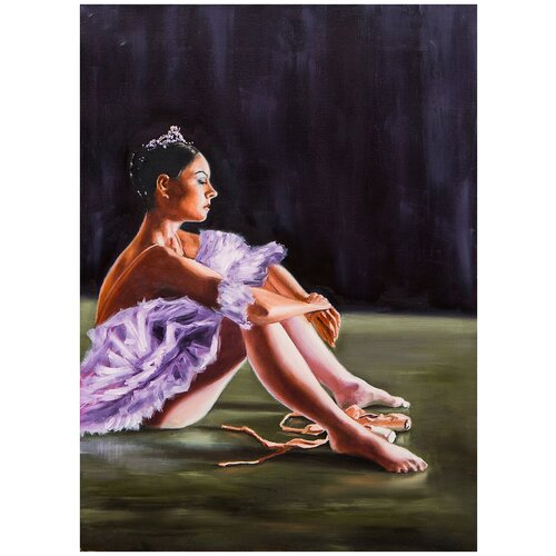 фото Картина маслом "после балета" лопушанский русская живопись