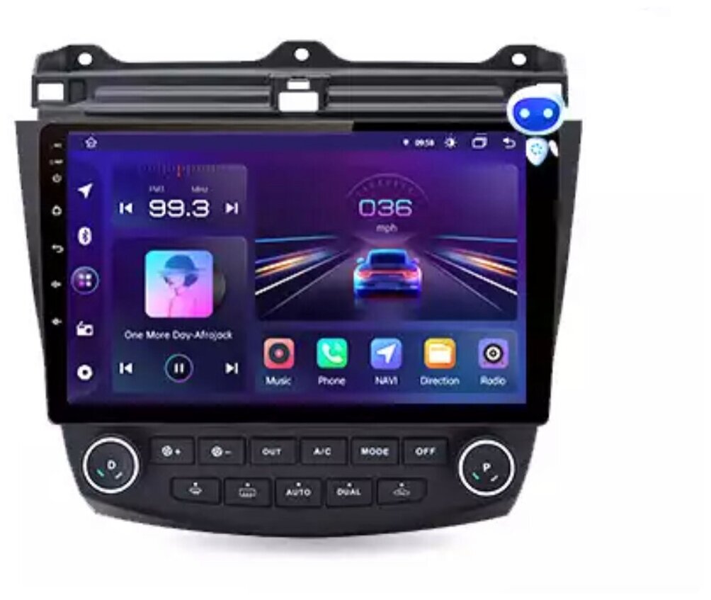 Автомагнитола на Android для Honda Accord 7 2-32 4G (Поддержка Сим)