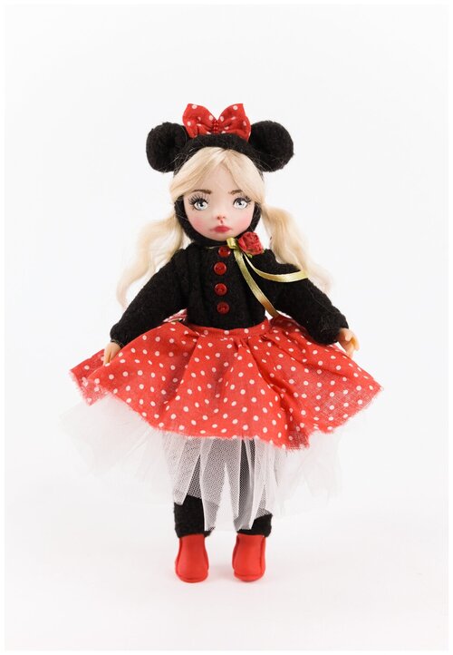 Кукла Тедди-Долл Carolon игрушка Кукла модница Teddy-Doll черный-красный