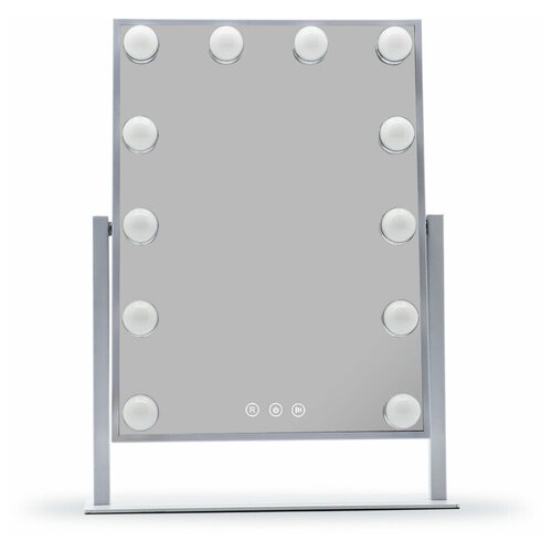 Зеркало гримерное настольное OKIRO DP330 белый зеркало шкаф emmy донна 45 r с подсветкой