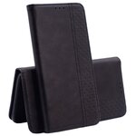 Чехол-книжка President Wallet из экокожи для Samsung Galaxy S21 Ultra черный - изображение