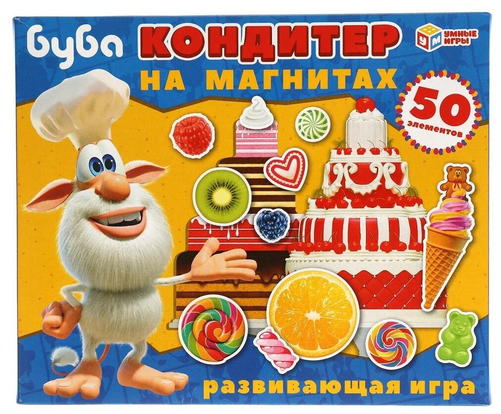 Игра наст. Умка Буба. Кондитер. Игра на магнитах 4680107902054