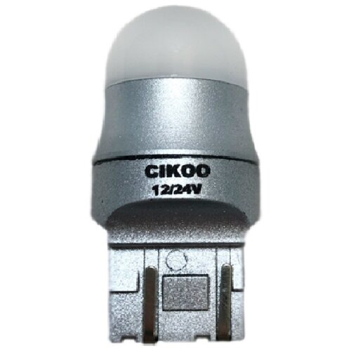 фото Светодиодная лампа cikoo w21/5w 6smd с обманкой canbus 12v-24v биполярная