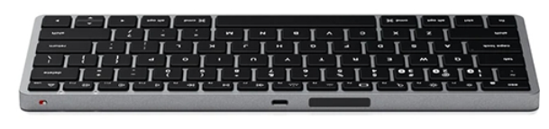 Беспроводная клавиатура Satechi Slim X1 Bluetooth Keyboard-RU. Раскладка - Русская. Цвет- Серый космос.