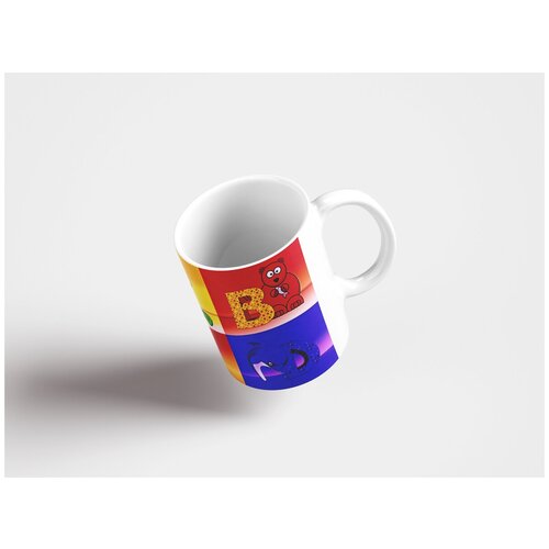 фото Кружка "письма, abc, подготовка" 320 мл lotsprints