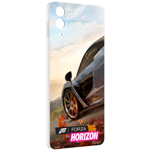 Чехол MyPads Forza Horizon 4 для Samsung Galaxy Z Flip 4 (SM-F721) задняя-панель-накладка-бампер