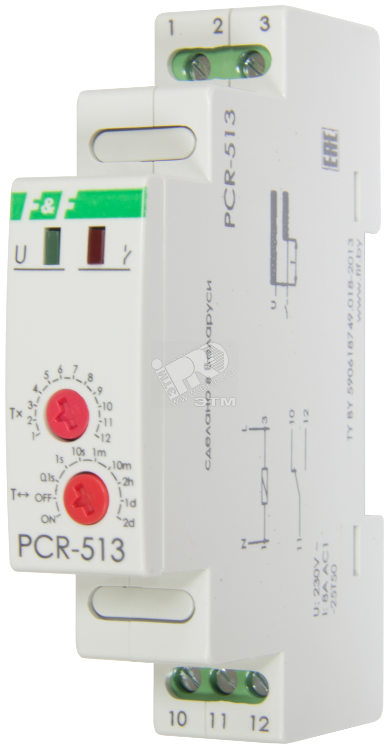 F&F PCR-513 реле времени однокомандное