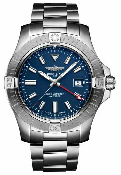 Наручные часы BREITLING A32395101C1A1, серебряный, синий