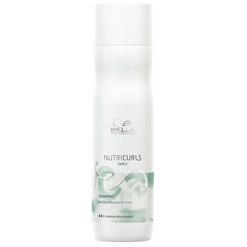 Wella NutriCurls Micellar Shampoo For Curls - Мицеллярный шампунь для кудрявых волос 250 мл wella nutricurls мицеллярный шампунь для кудрявых волос 250 мл