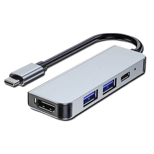 хаб palmexx 5в1 usb c to hdmi 2 usb3 0 usbc lan Хаб Palmexx 4в1 USB-C to HDMI+2*USB3.0+USBC