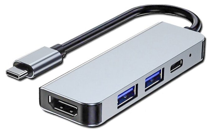 Хаб Palmexx 4в1 USB-C to HDMI+2*USB30+USBC