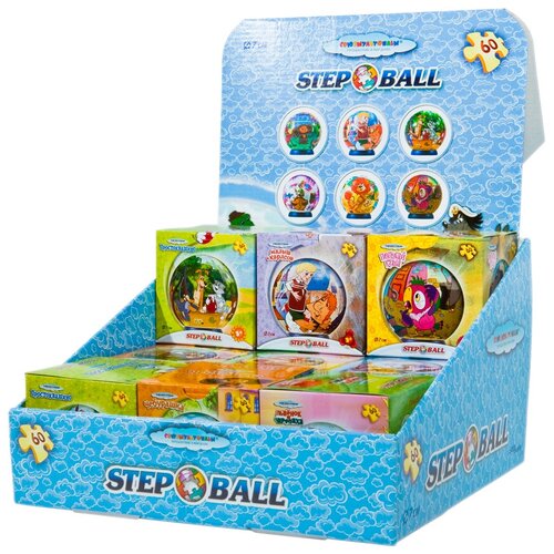 Step Puzzle Степ Пазл Союзмультфильм (Пазл-шар), 60 деталей step puzzle степ пазл пластиковый пазл тачки 300 деталей