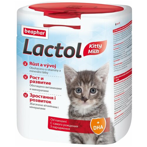 beaphar lactol kitty milk сухая молочная смесь для котят 250 г Beaphar LACTOL KITTY Заменитель молока для котят 250гр