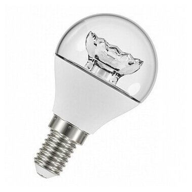 Светодиодная лампа LED STAR ClassicP 5,4W (замена 40Вт), теплый белый свет, прозрачная колба, Е14 | код. 4052899971622 | OSRAM ( 1шт. )