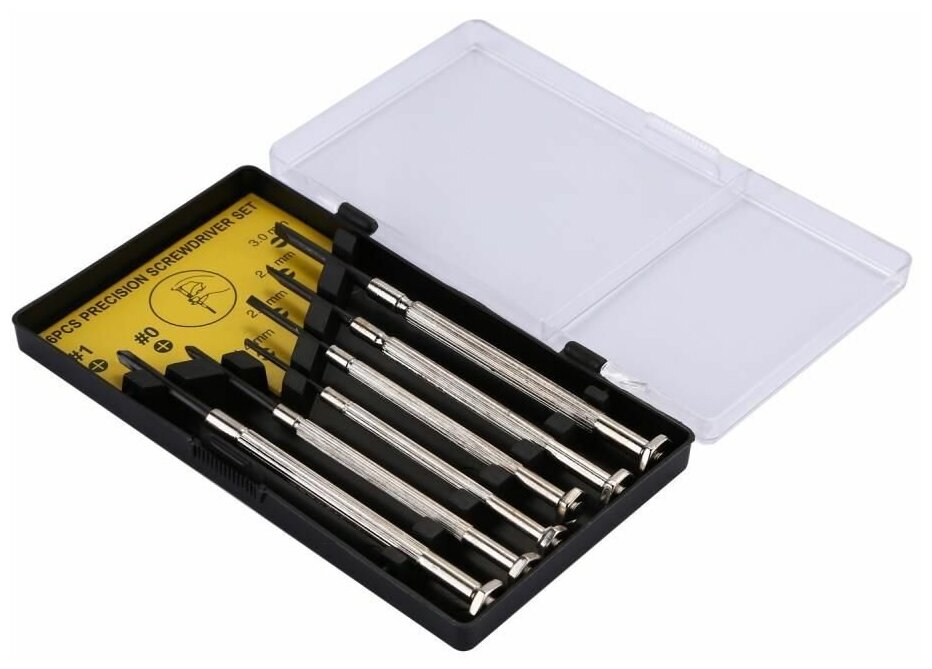 фото Набор прецизионных отверток для точных работ DEKO HT03, 6 предметов 065-0552