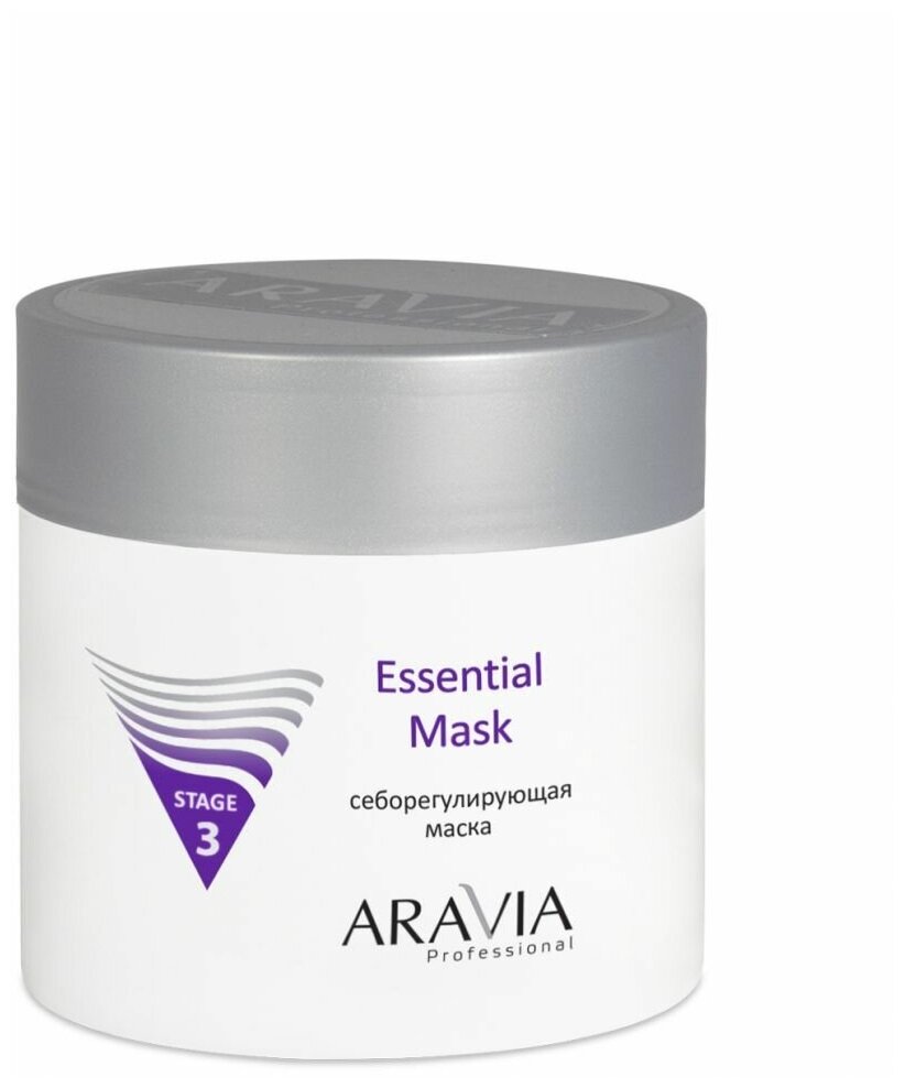 Маска для лица себорегулирующая ARAVIA Professional Essential Mask, 300 мл