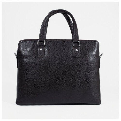 Сумка  классическая, натуральная кожа, коричневый