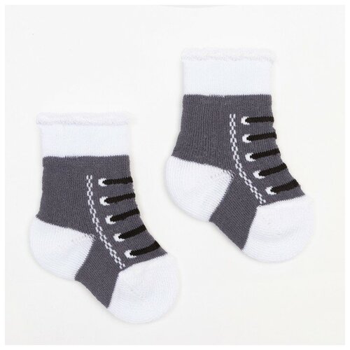 Носки Альтаир размер 18/19, серый детские махровые носки для девочки