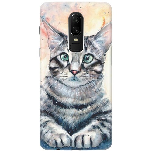 фото Re:pa накладка transparent для oneplus 6 с принтом "ушастый котик"