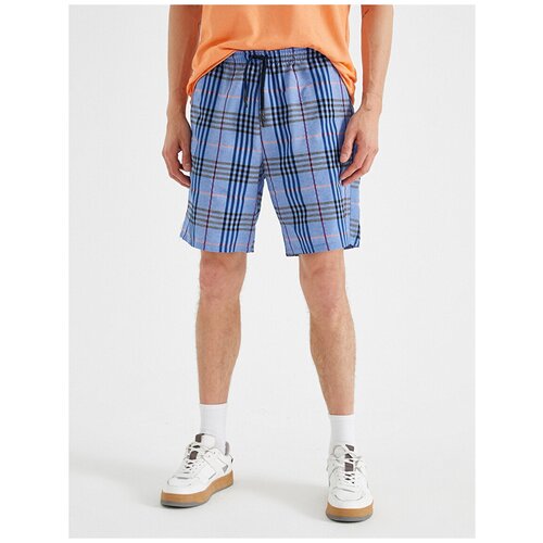 фото Шорты koton men, 1yam41703bw, цвет: blue check, размер: 38