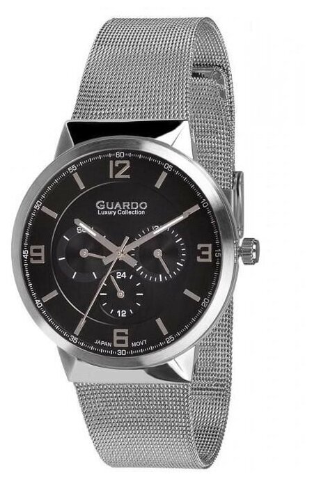Наручные часы Guardo, черный, мультиколор